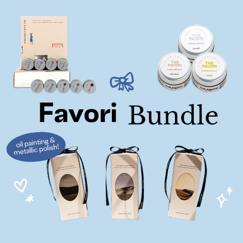 [Bundle] Favori - Nuance Metallic Gel Set + The Made Collection Ver 2 x Jenny + The Made Collection 3 x Jenny