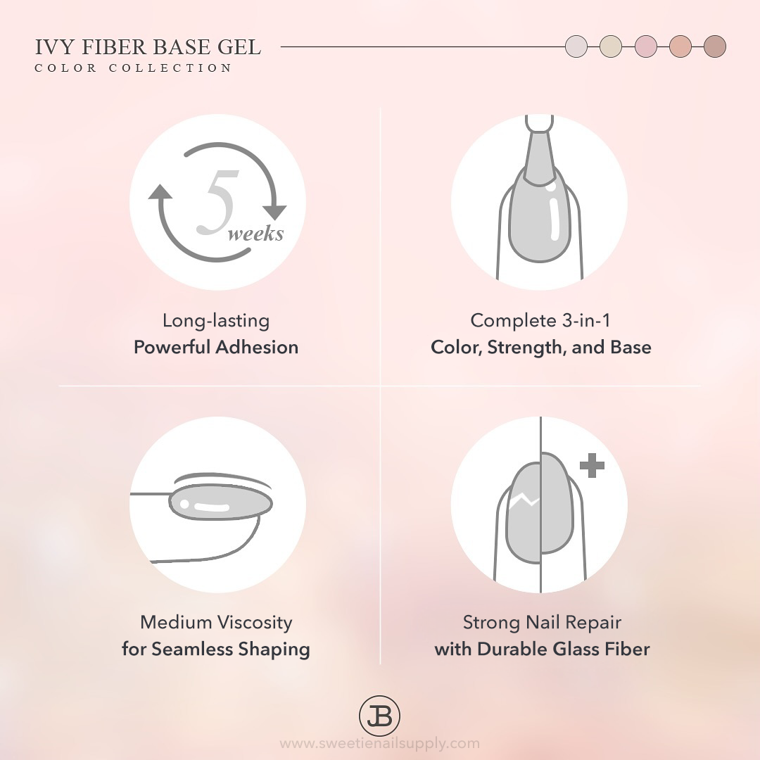 JIN.B - Ivy Fiber Base Gel (Colour Collection Series)
