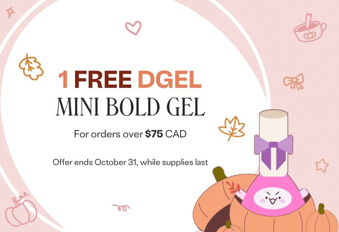 DGEL - Minibold Nail Gel Polish Free Gift (While Supplies Last)