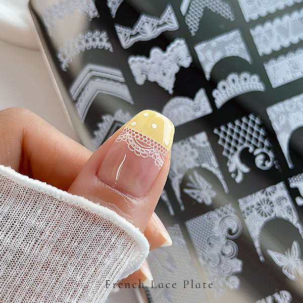 Bonniebee - French Lace Stamping Plate
