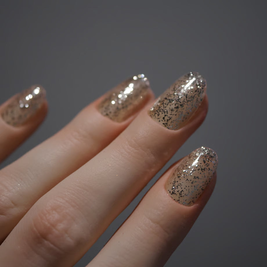 Ungu Nails - Grease Silver Flakes S/L