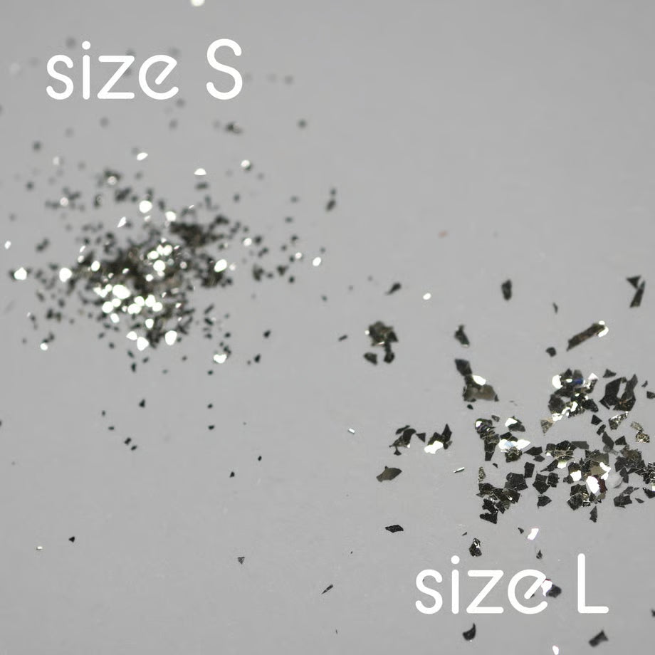 Ungu Nails - Grease Silver Flakes S/L