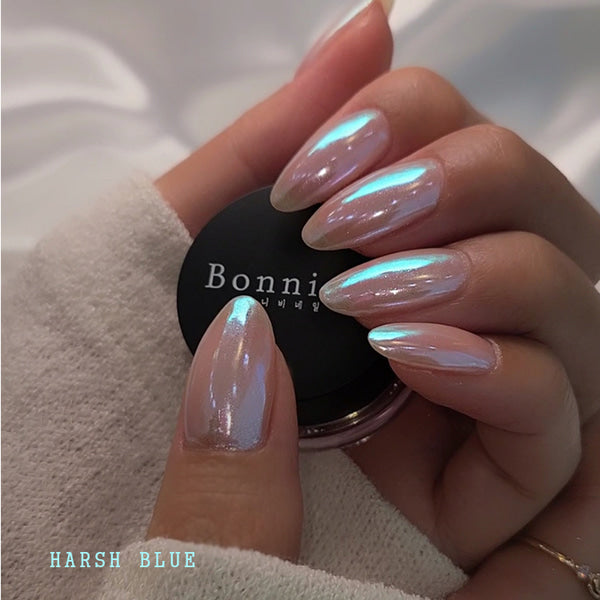 Bonniebee Harsh Blue Iridescent Chrome Powder