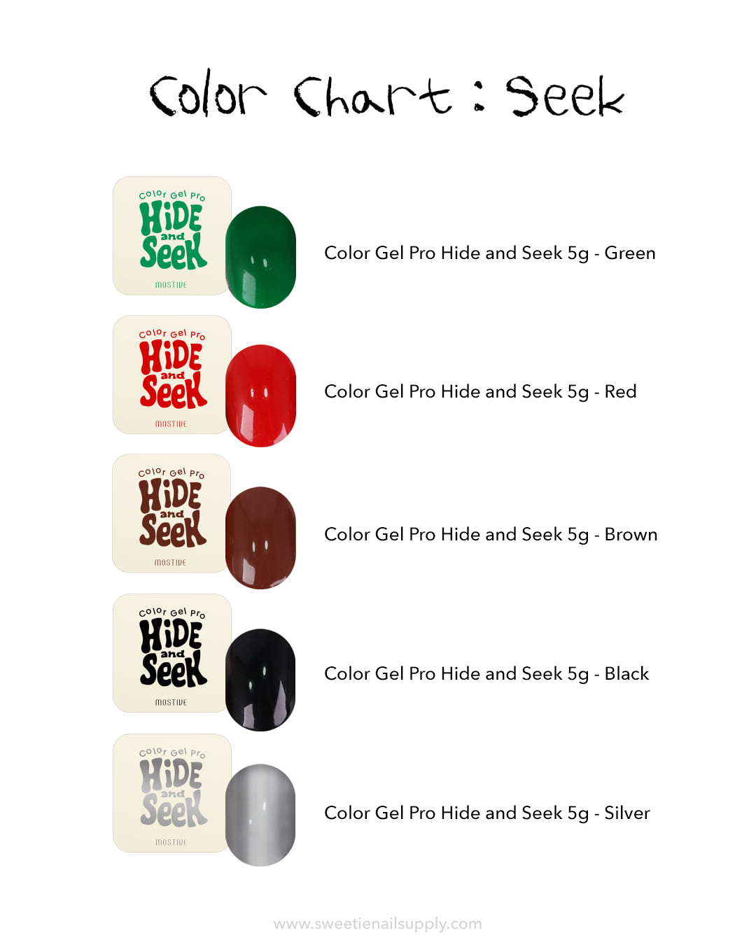 Mostive - Pro Hide and Seek 5g (10pcs)