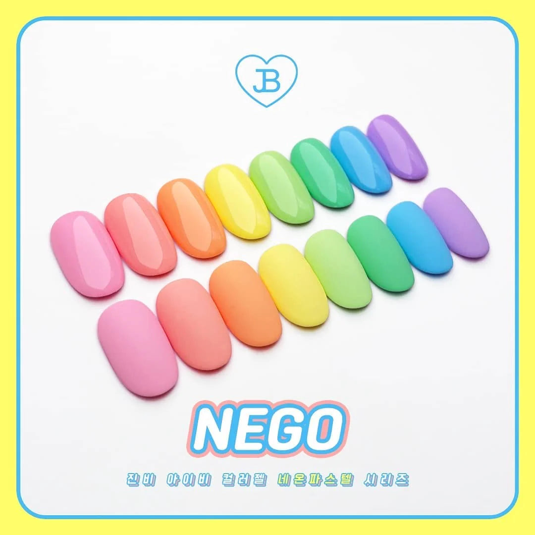 JIN.B Ivy Nego 8pc Collection (Neon Pastel) (Discontinued)