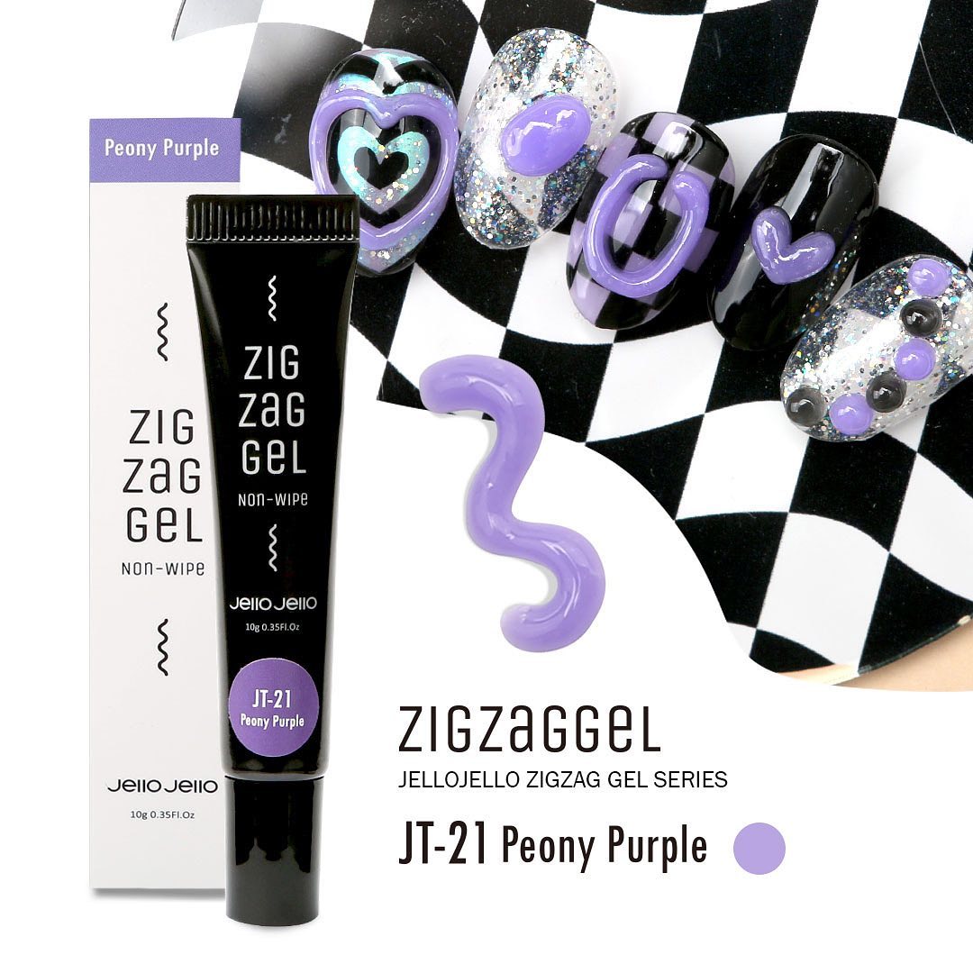 Jello Jello Zig Zag Gel JT-21 Peony Purple (10g)