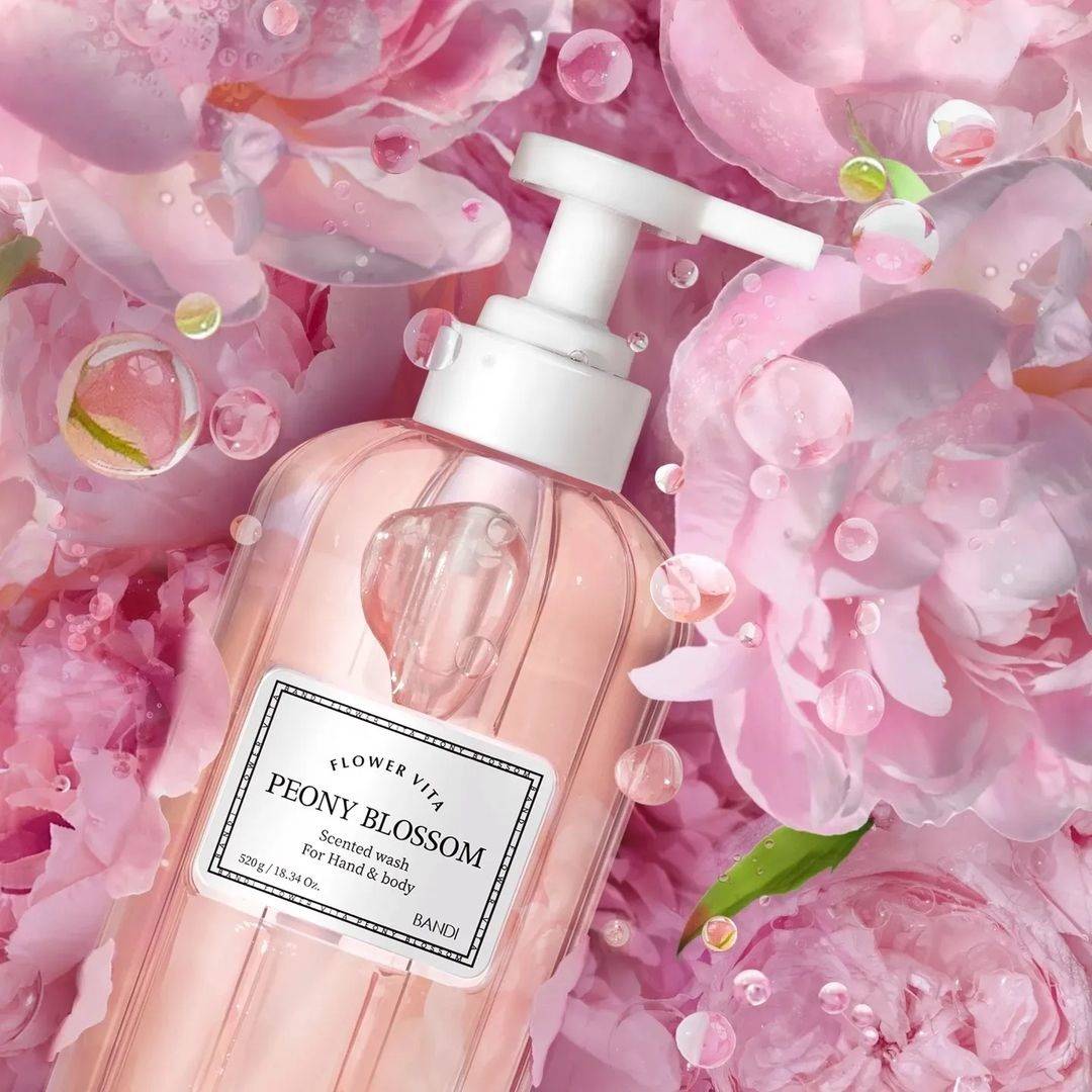 BANDI - Flower Vita Hand & Body Wash - Peony Blossom