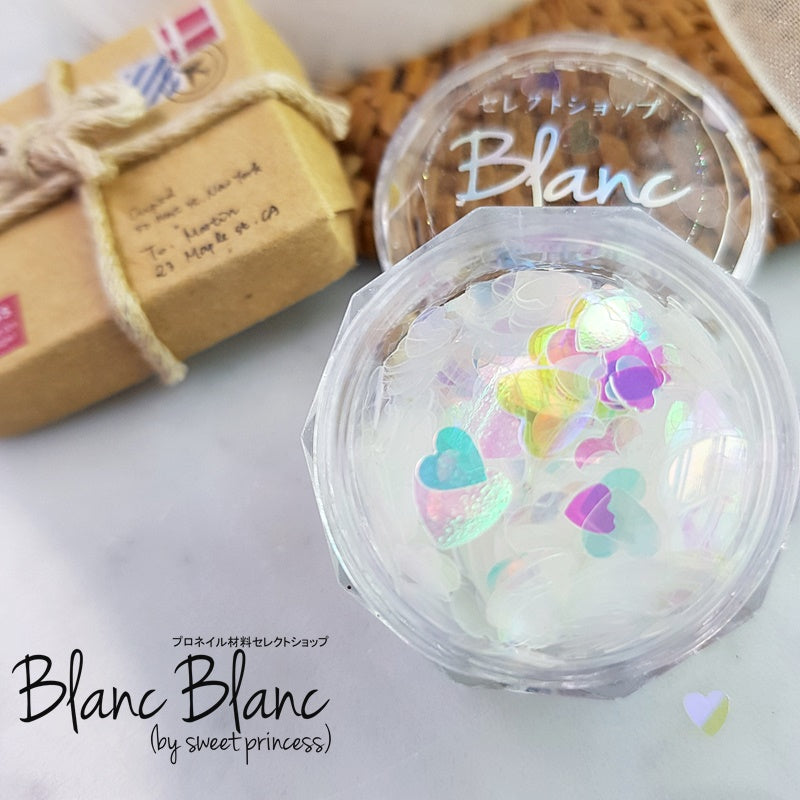 Blanc Blanc - (T34) Double Heart Glitter