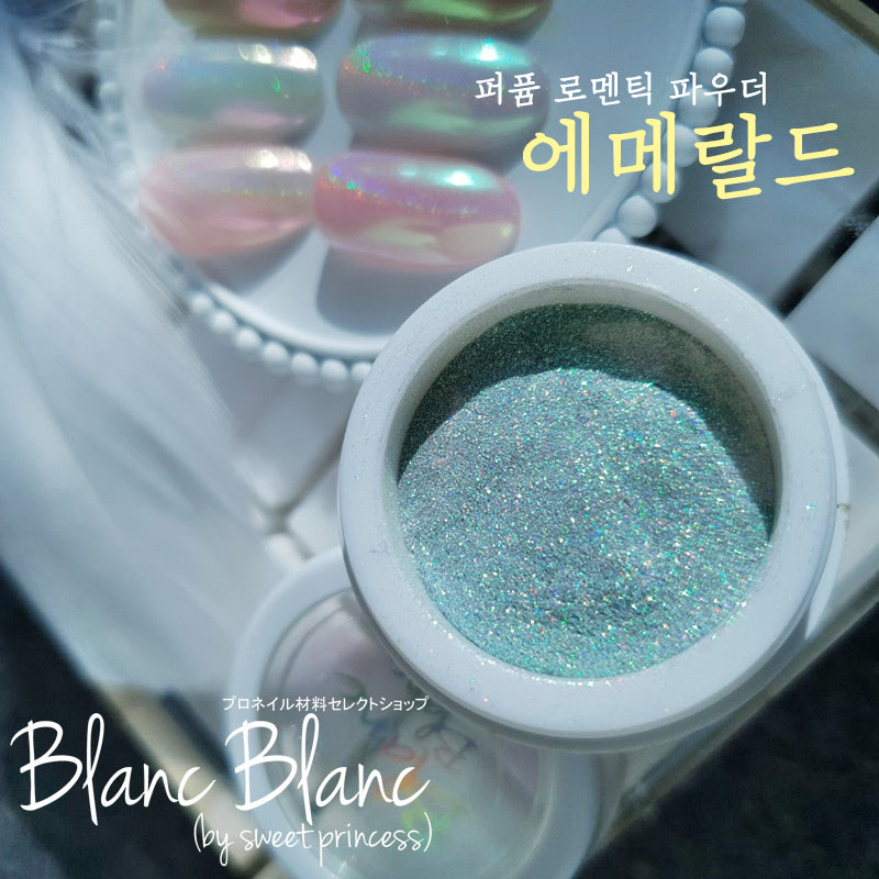 Blanc Blanc - (W14) Perfume Romance Chrome Powder - Emerald