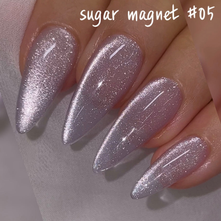 Nailbayo - Doi Sugar Magnet Gel Set (6 Piece)