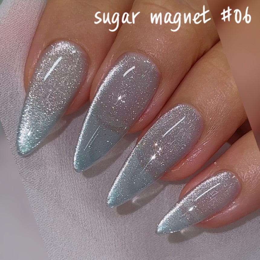 Nailbayo - Doi Sugar Magnet Gel Set (6 Piece)