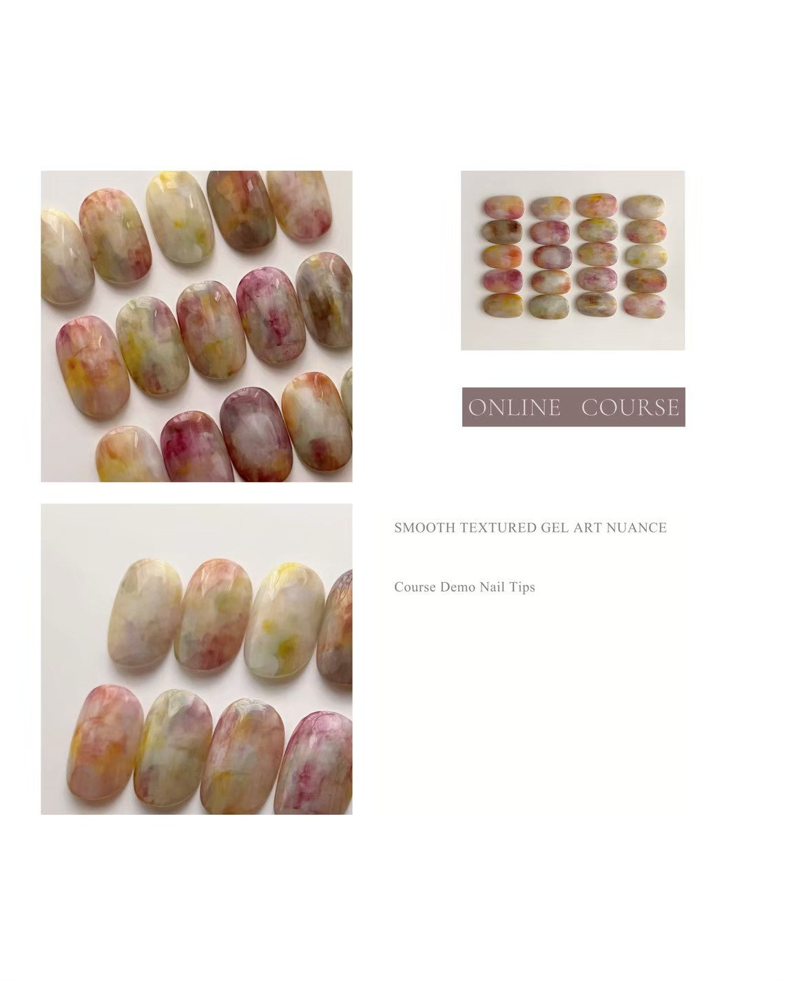 perukā - Nail Art Course A + B: Ink Art + Nuance Gel + BONUS VIDEO