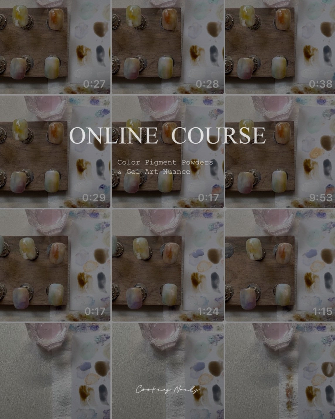 perukā - Color Pigment Powders & Gel Art Nuance｜ONLINE COURSE