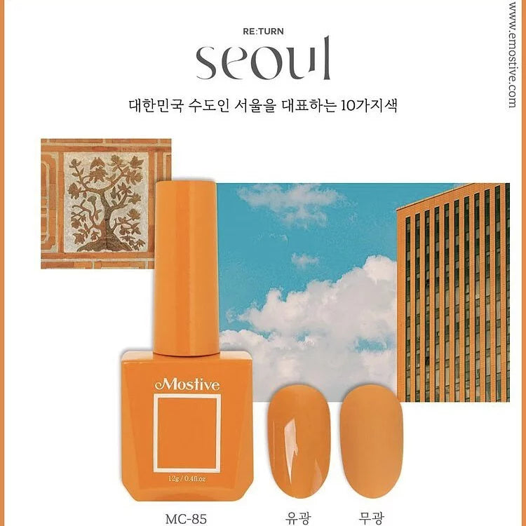 Mostive Re:turn Seoul Colour Gel Collection (10 Colours) - [MC084 093]