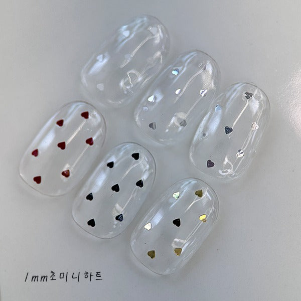Bonniebee - 1mm Super Mini Heart Spangle