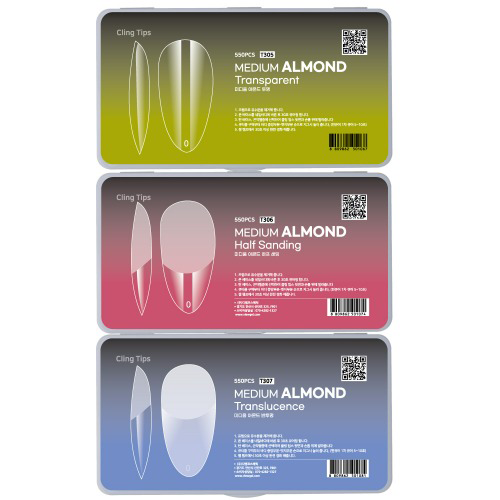 Viewgel - Cling Almond Tip Series (3 types)