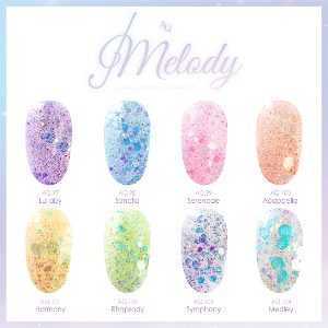 Aurora Queen Melody Collection 8 Gels