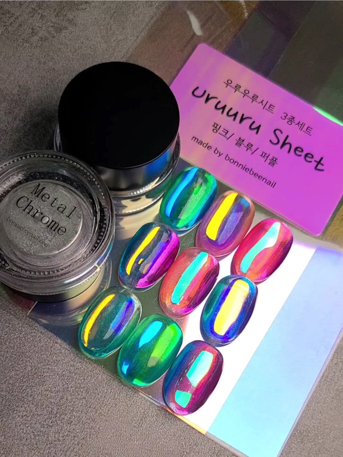 Bonniebee Metal Chrome Powder