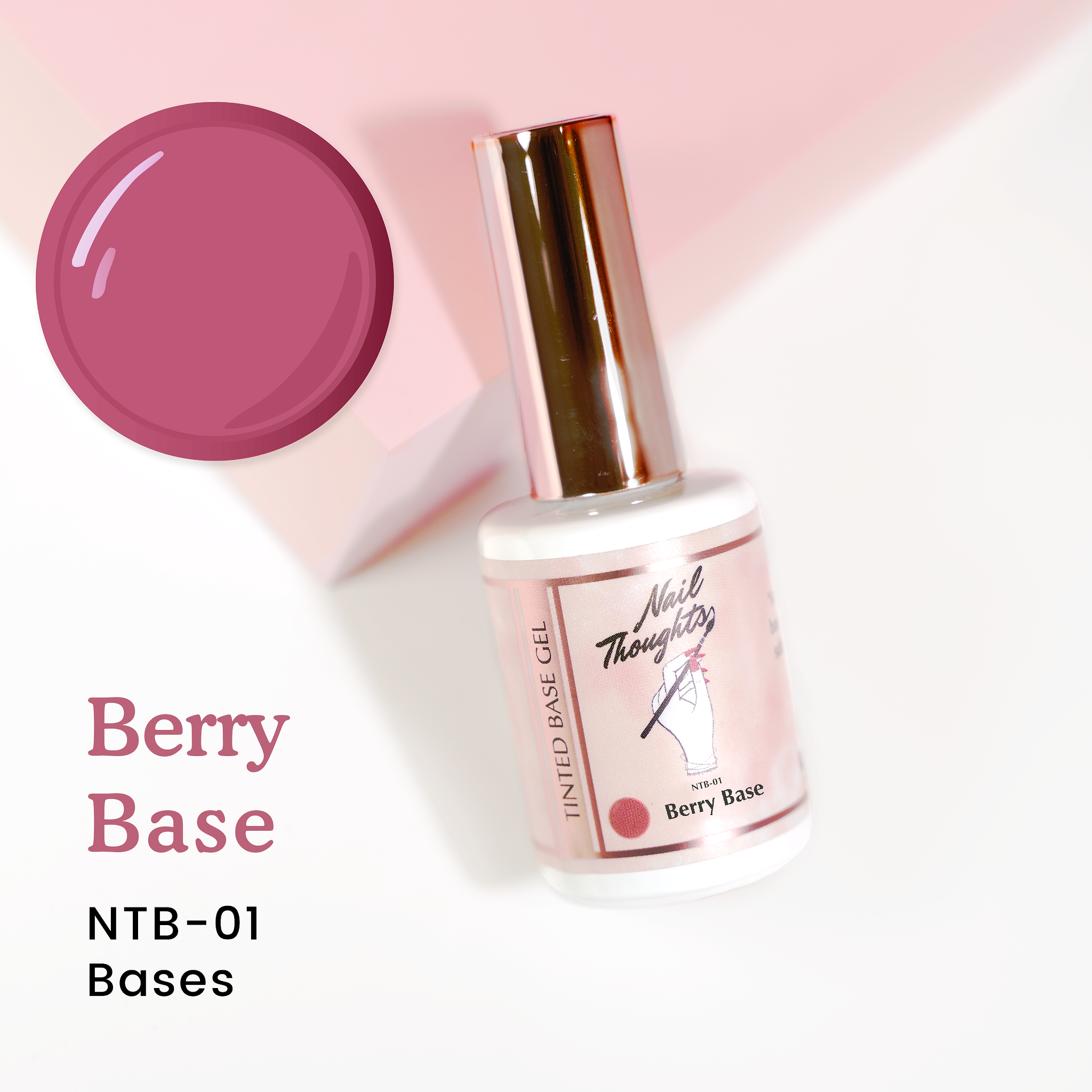 Nail Thoughts - NTB-01 Berry Base (Bottle/Pot)