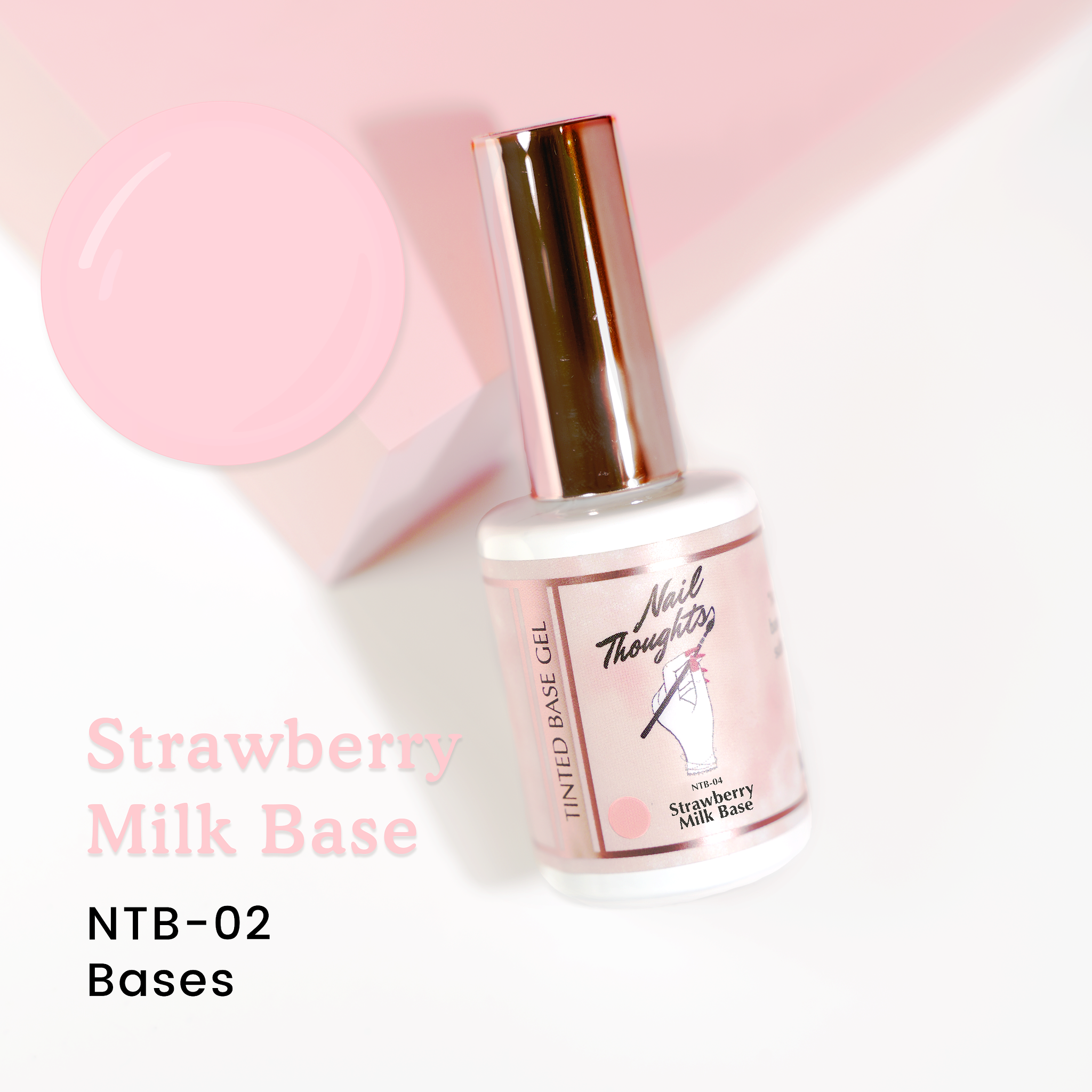 Nail Thoughts - NTB-02 Strawberry Milk Base (Bottle/Pot)