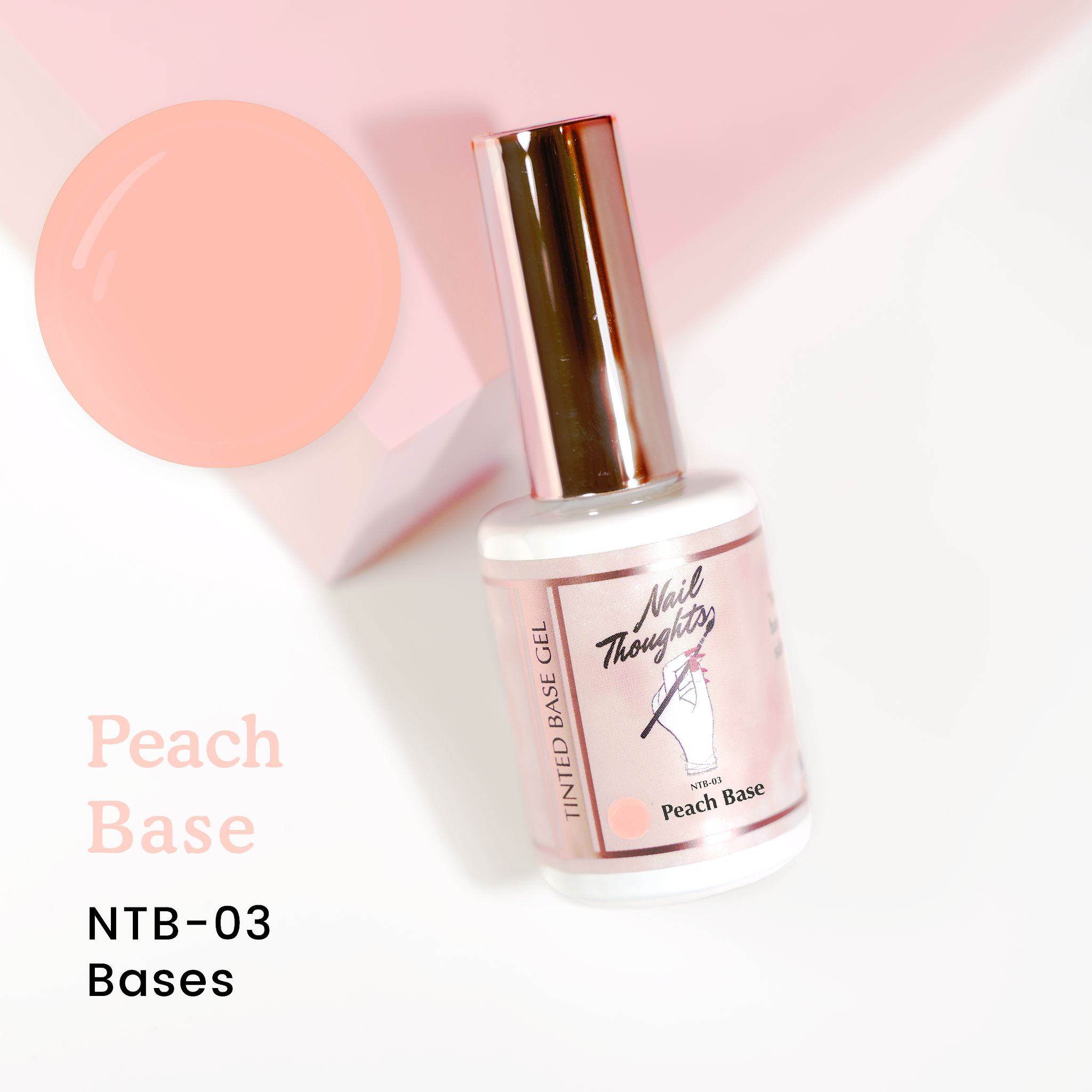 Nail Thoughts - NTB-03 Peach Base (Bottle/Pot)