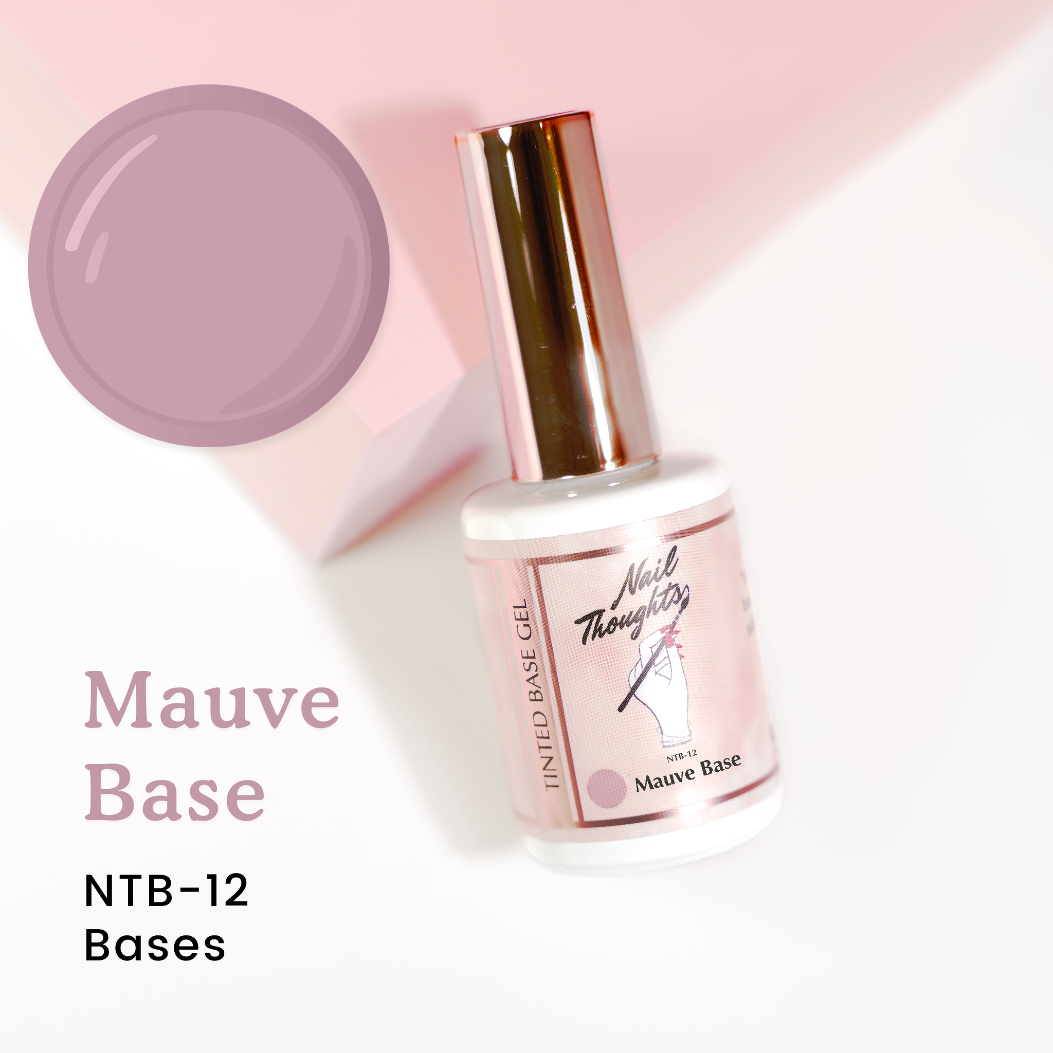 Nail Thoughts - NTB-12 Mauve Base (Bottle/Pot)