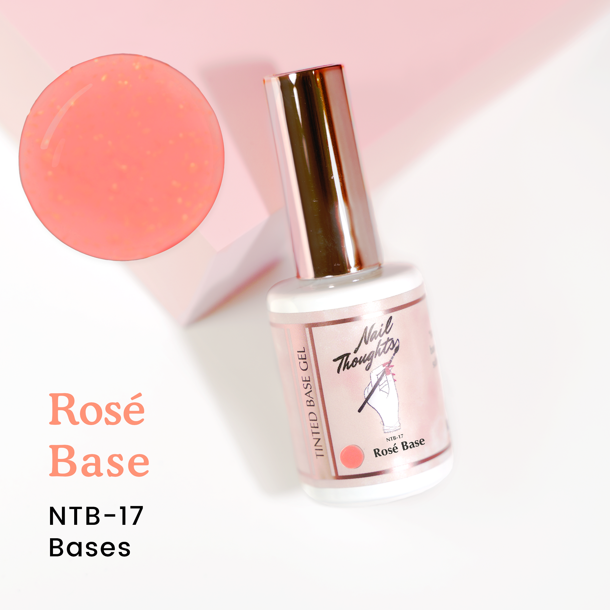 Nail Thoughts - NTB-17 Rosé Base (Bottle/Pot)