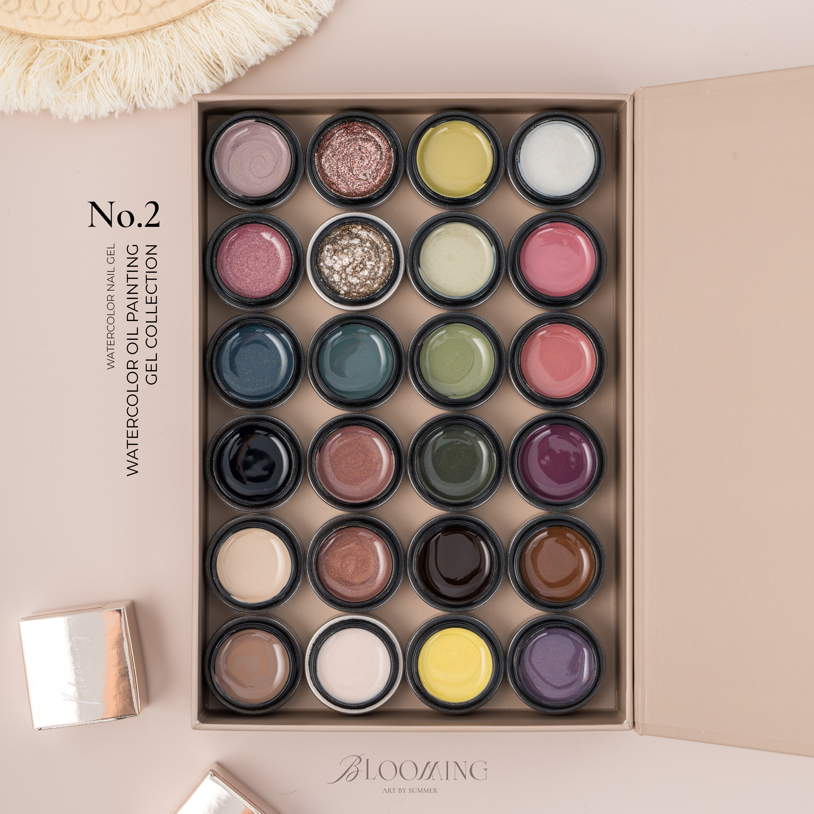 Blooming Nails - No.2 Watercolor Nail Gel Set