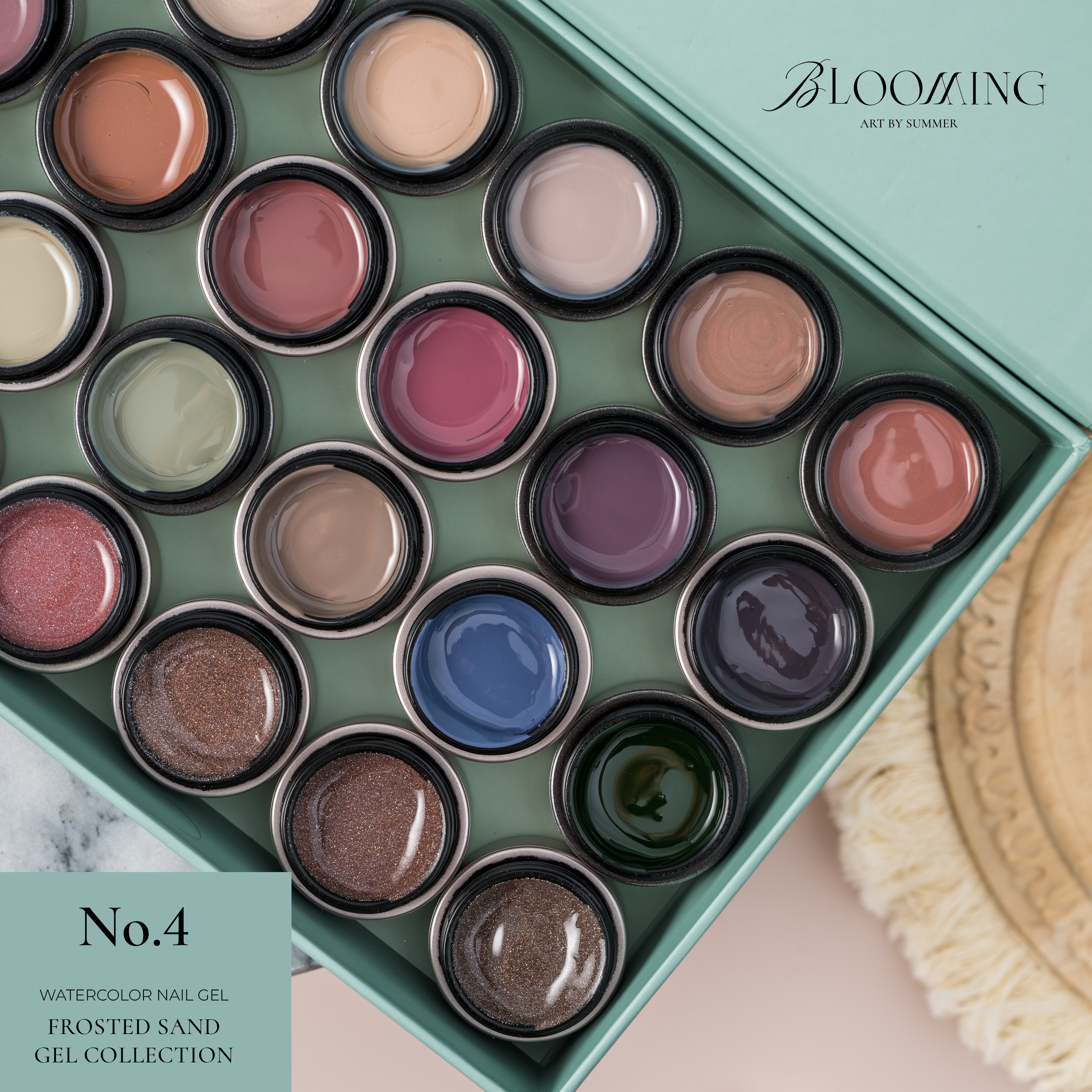 Blooming Nails - No.4 Watercolor Nail Gel Set