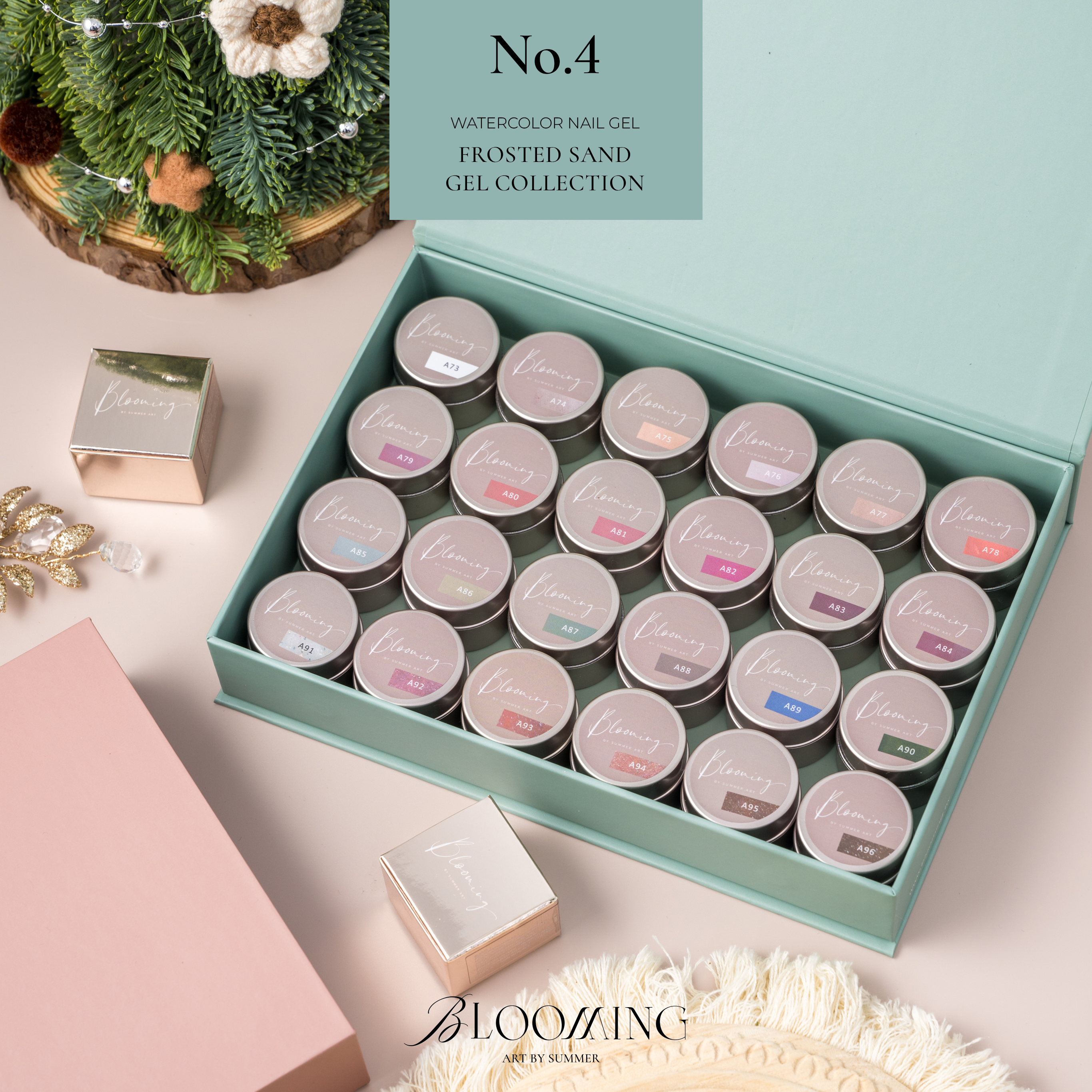 Blooming Nails - No.4 Watercolor Nail Gel Set