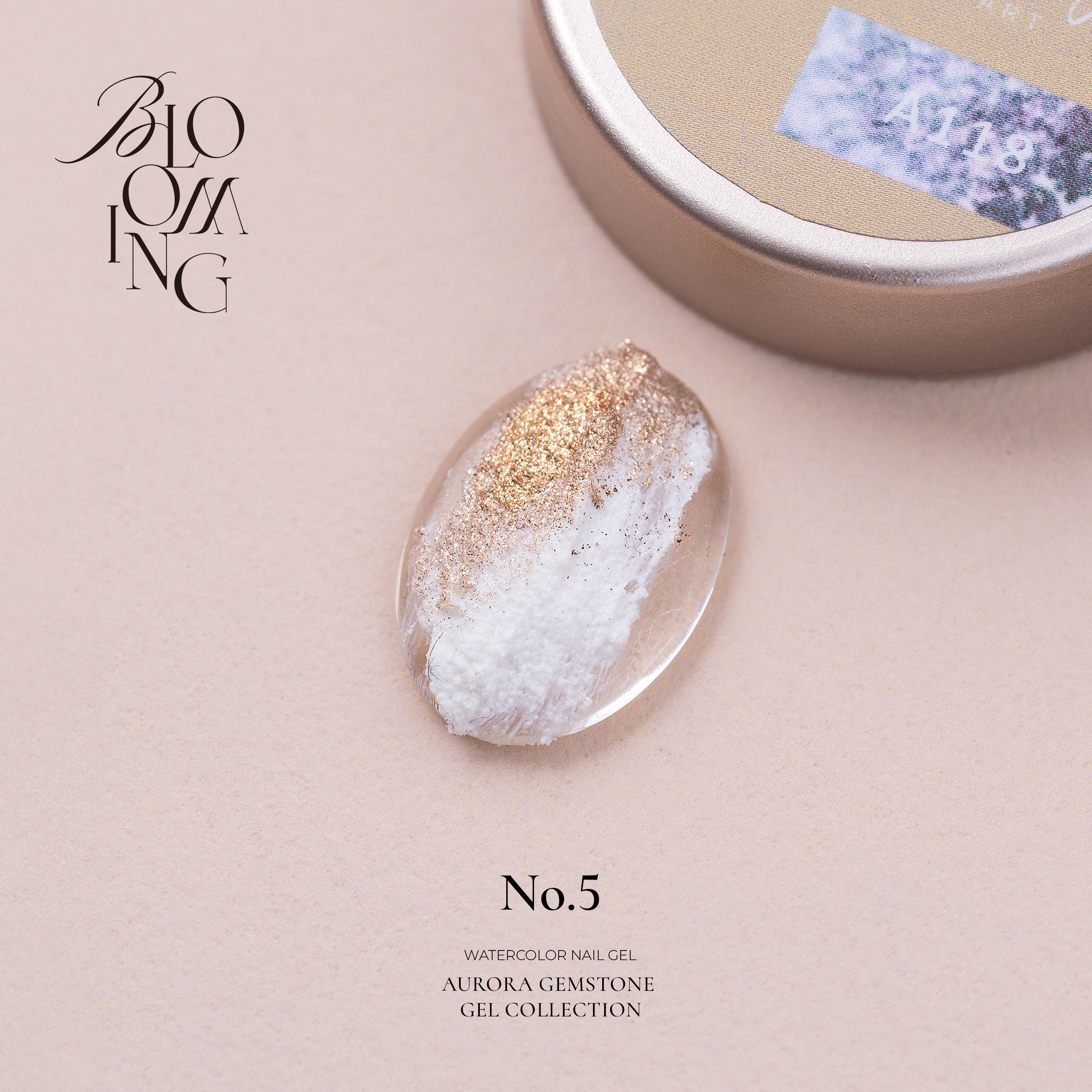 Blooming Nails - No.5 Watercolor Nail Gel Set