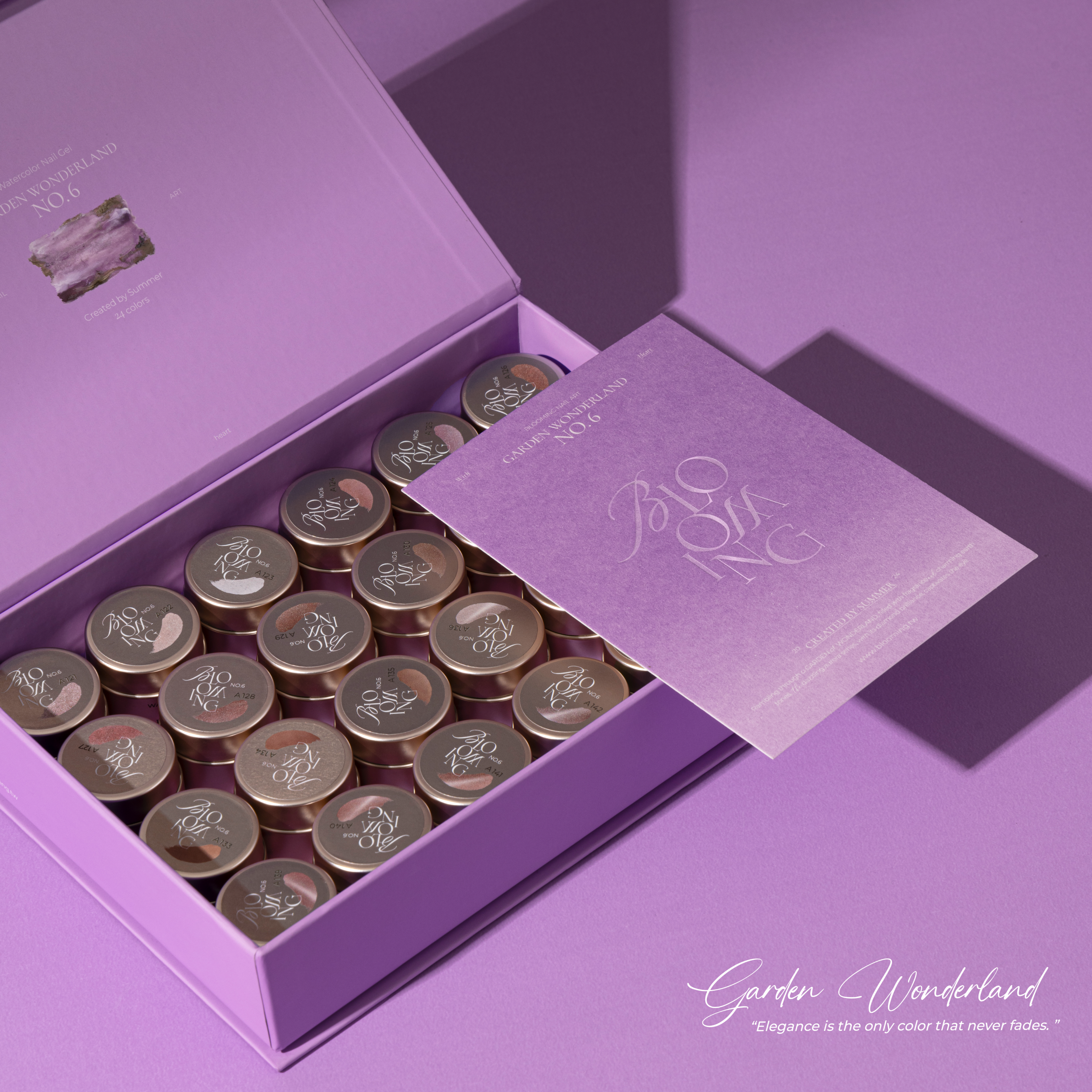 Blooming Nails - No.6 Watercolor Nail Gel Set