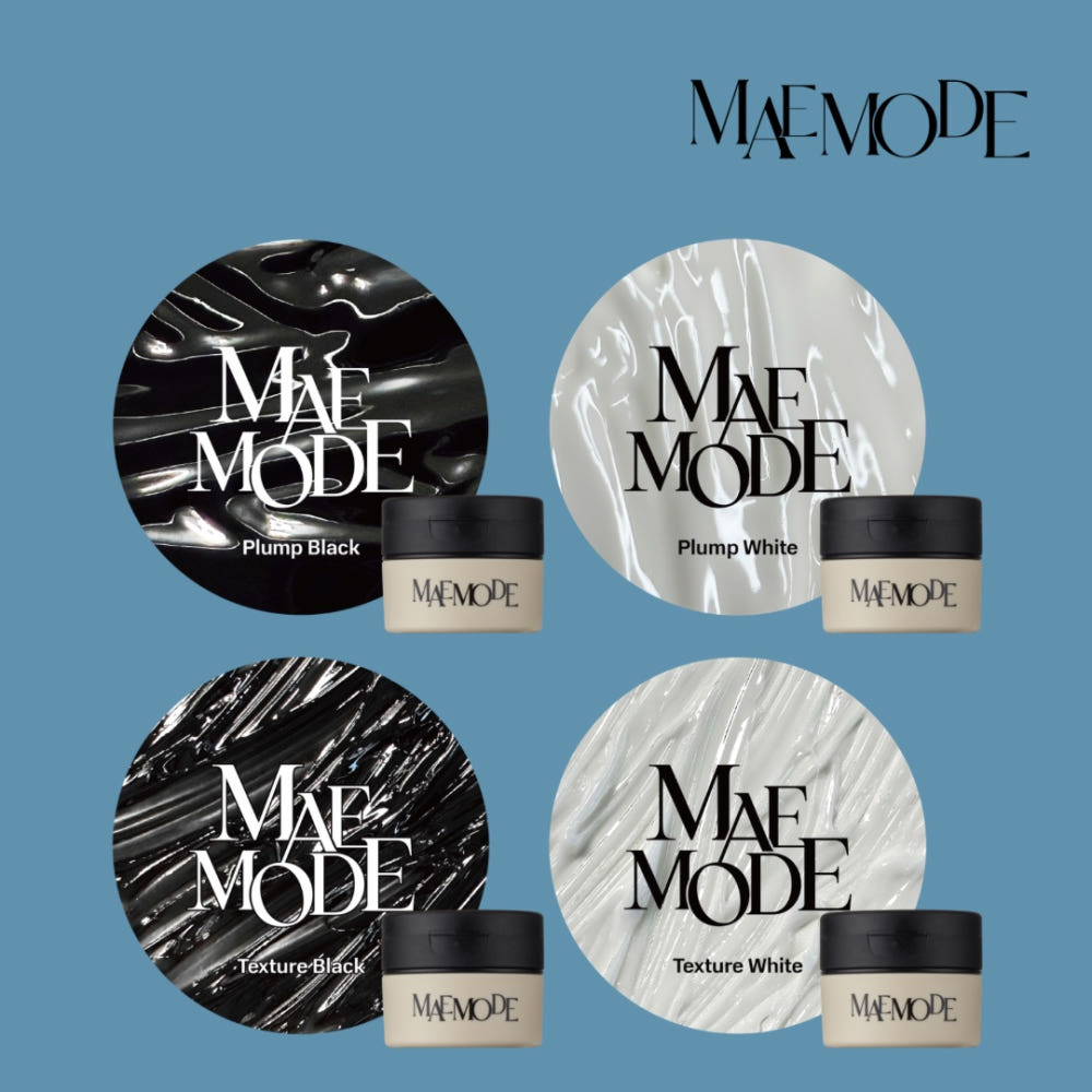 Mae Mode - Plump Black/White & Texture Black/White