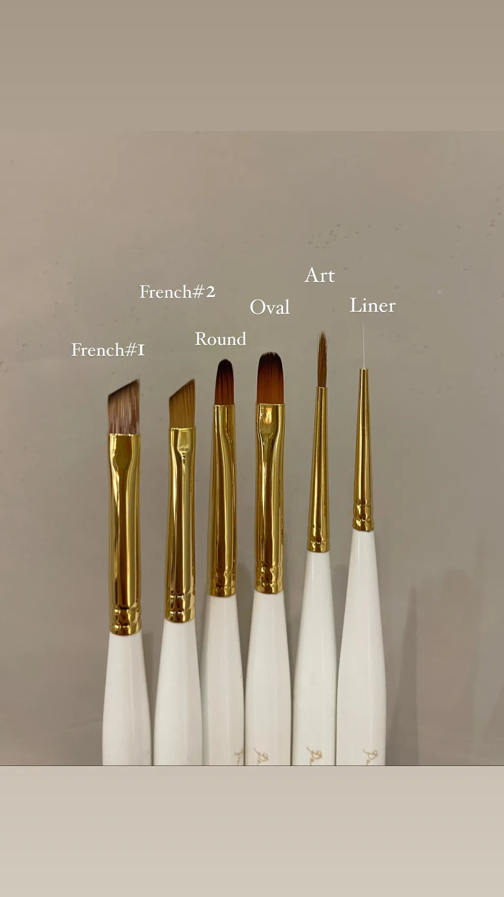 Palette Carys x ARTiS di Voce Gel Brushes (Set/Individual)
