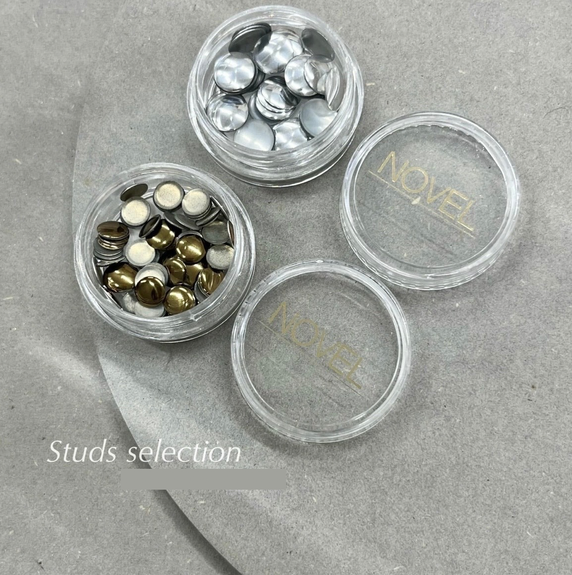Atelier Novel - Bright Silver Studs Selection (3 types)