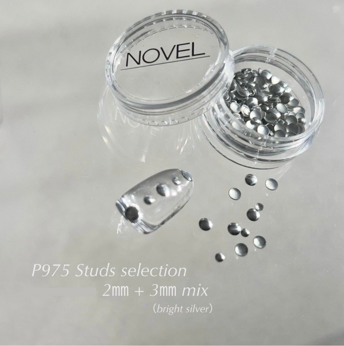 Atelier Novel - Bright Silver Studs Selection (3 types)