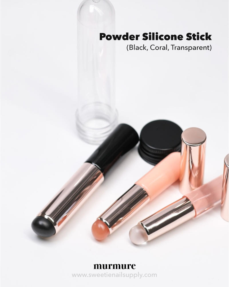 Murmure - Powder Silicone Stick (Black, Coral, Transparent)