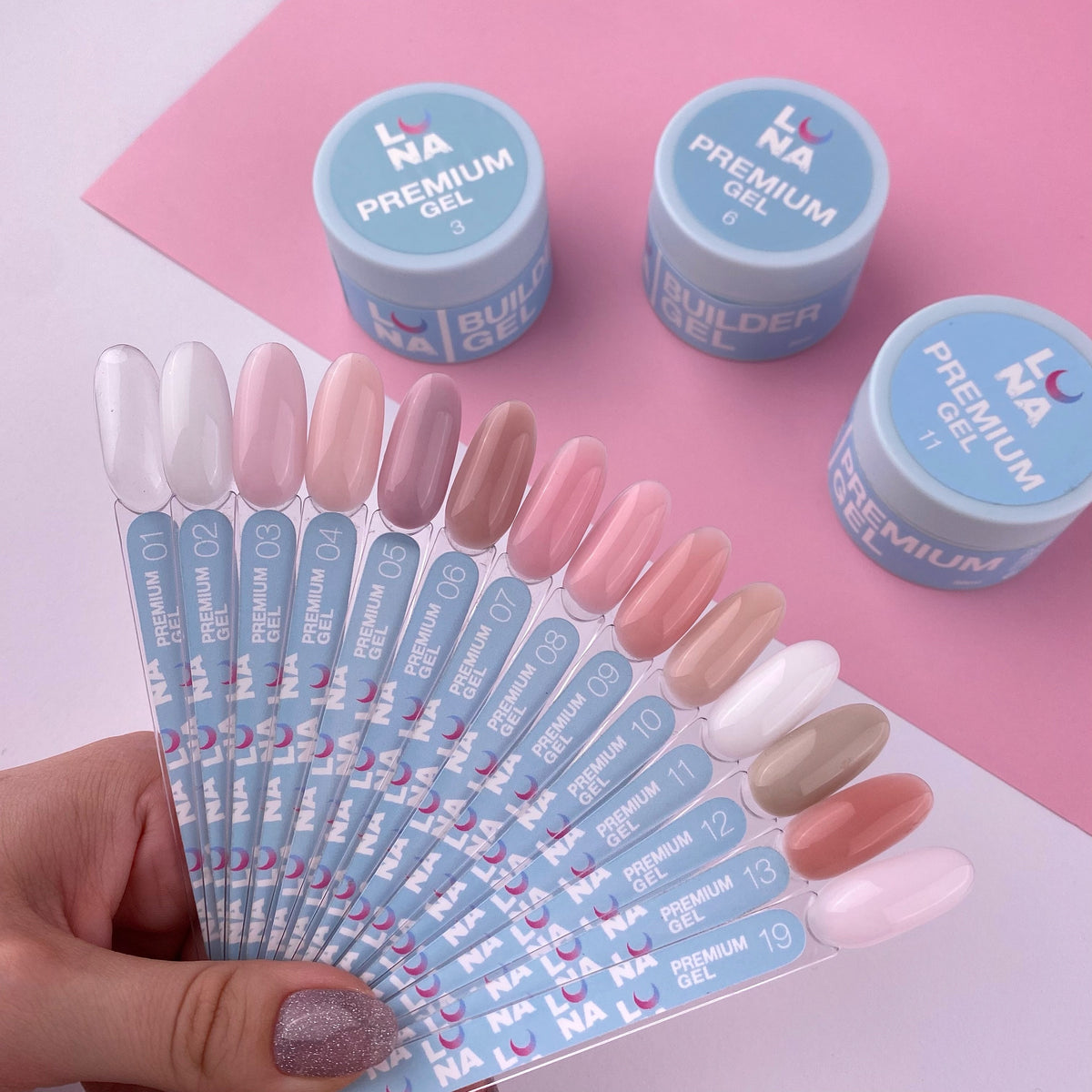 LUNAmoon - Premium Builder Gel 01 Clear