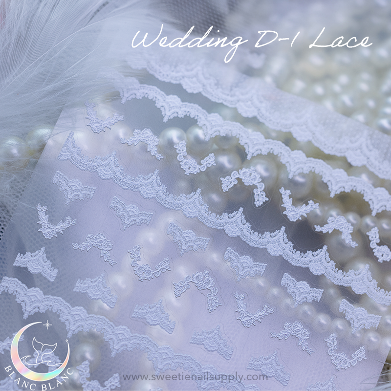 Blanc Blanc - (S392) Wedding D-1 Lace Sticker