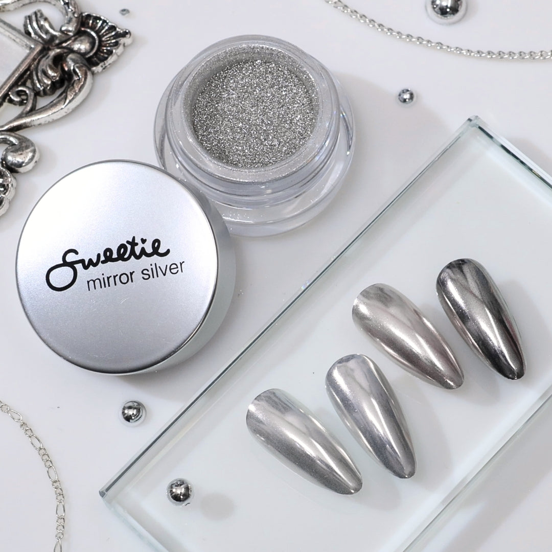 Sweetie Nail Supply - Mirror Silver Chrome Powder (1g)