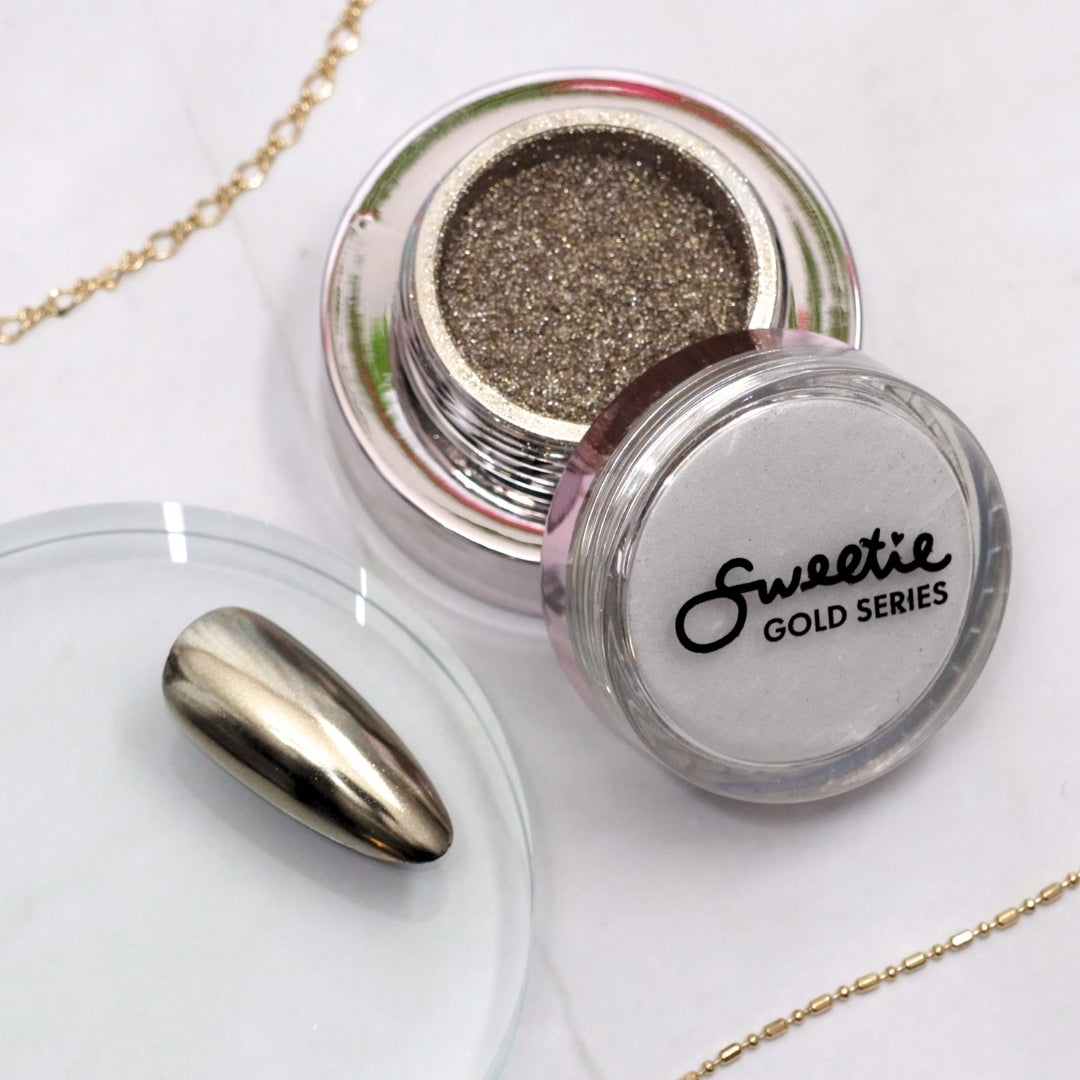 Sweetie Nail Supply - Gold Chrome Powders (5 Types)