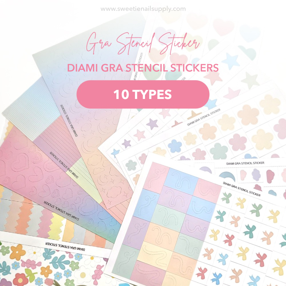 DIAMI -  Gradient Stencil Stickers (10 types)