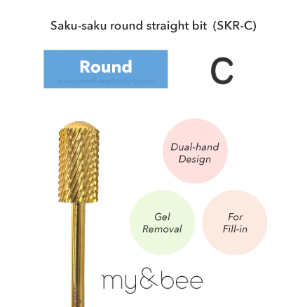 my&bee - Saku-saku round straight bits (3 types)