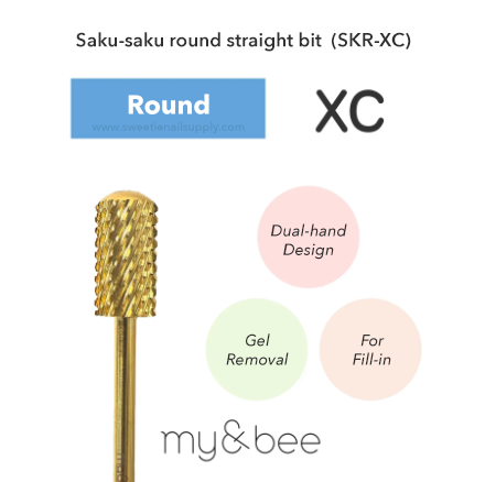 my&bee - Saku-saku round straight bits (3 types)
