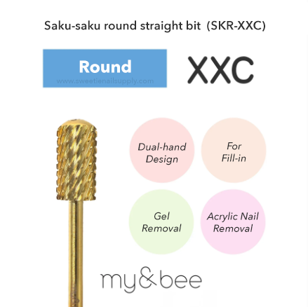 my&bee - Saku-saku round straight bits (3 types)