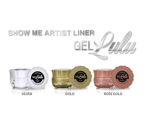 Show Me Korea Gellulu Metallic Liner Gel Series Rose Gold