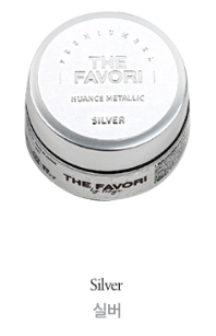 The Favori Nuance Metallic Gel - Silver