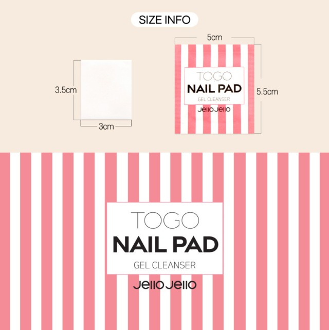 Jello Jello To Go Nail Pads