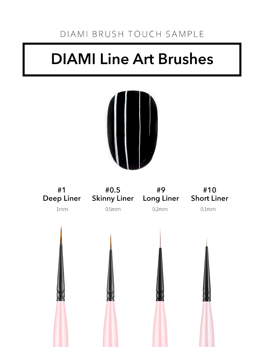 DIAMI No.10 Short Liner Brush