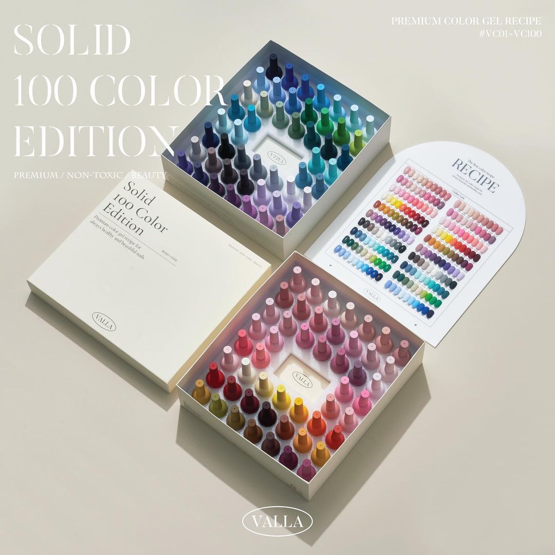 VALLA Solid 100 Non-Wipe Color Collection (Full Set)